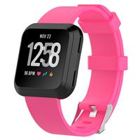 Strap-it Fitbit Versa silicone band (roze)