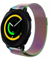 Strap-it Samsung Gear Sport Milanese band (regenboog)