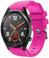 Strap-it Huawei Watch GT siliconen bandje (knalroze)