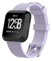 Strap-it Fitbit Versa silicone band (lila)