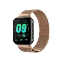 Strap-it Oppo Watch Milanese band (rosé goud)