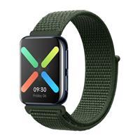 Strap-it Oppo Watch nylon band (groen)