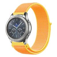 Strap-it Samsung Gear S3 nylon band (lichtgeel)