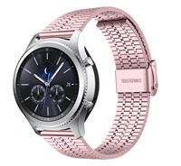 Strap-it Samsung Gear S3 roestvrij stalen band (rosé pink)