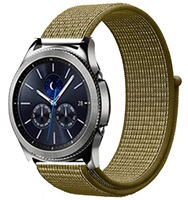 Strap-it Samsung Gear S3 nylon band (olijf)