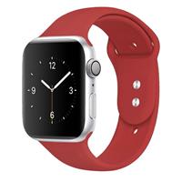Strap-it Apple Watch SE silicone band (rood)