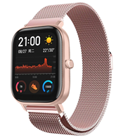 Strap-it Xiaomi Amazfit GTS Milanese band (roze)
