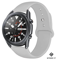 Strap-it Samsung Galaxy Watch 3 sport band 45mm (grijs)