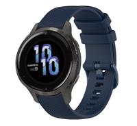Strap-it Garmin Venu 2s siliconen bandje - 40mm - donkerblauw
