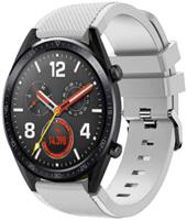 Strap-it Huawei Watch GT siliconen bandje (wit)
