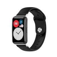 Strap-it Huawei Watch Fit sport bandje (zwart)