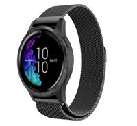 Strap-it Garmin Venu Milanese band (zwart)