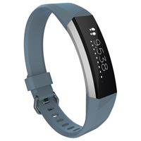 Strap-it Fitbit Alta / Alta HR siliconen bandje (grijsblauw)