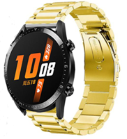 Strap-it Huawei Watch GT stalen band (goud)