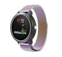 Strap-it Garmin Vivoactive 3 Milanese band (regenboog)