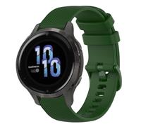 Strap-it Garmin Venu 2s siliconen bandje - 40mm - legergroen