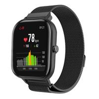 Strap-it Xiaomi Amazfit GTS Milanese band (zwart)