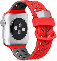 Strap-it Apple Watch Special Edition band (rood/zwart)