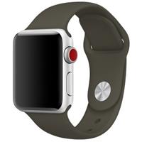 Strap-it Apple Watch silicone band (donkergroen)