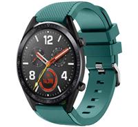 Strap-it Huawei Watch GT siliconen bandje (dennengroen)