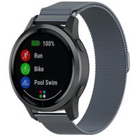 Strap-it Garmin Vivoactive 4 Milanese band - 45mm - space grey