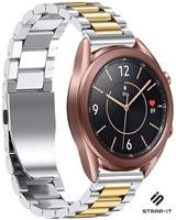 Samsung Galaxy Watch 3 stalen band 41mm (zilver/goud)