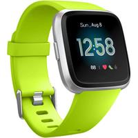 Strap-it Fitbit Versa silicone band (lichtgroen)