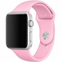 Strap-it Apple Watch silicone band (licht roze)