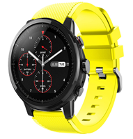 Strap-it Xiaomi Amazfit Stratos silicone band (geel)