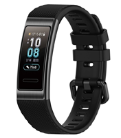 Strap-it Huawei band 3 / 4 Pro silicone band (zwart)