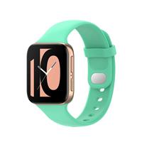 Strap-it Oppo Watch siliconen bandje (aqua)