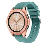 Strap-it Samsung Galaxy Watch siliconen bandje 41mm / 42mm (dennengroen)