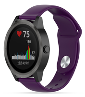 Strap-it Garmin Vivoactive 3 sport band (paars)