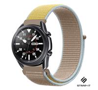 Strap-it Samsung Galaxy Watch 3 - 45mm nylon band (camel)