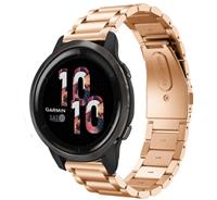 Strap-it Garmin Venu 2 stalen band - 45mm - rosé goud