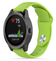 Strap-it Garmin Vivoactive 3 sport band (lichtgroen)