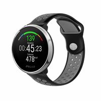 Strap-it Polar Unite sport band (zwart/grijs)