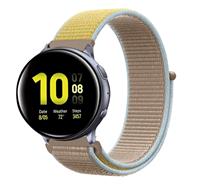 Strap-it Samsung Galaxy Watch Active nylon band (camel)