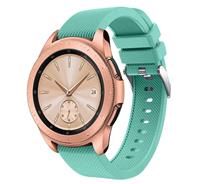Strap-it Samsung Galaxy Watch siliconen bandje 41mm / 42mm (aqua)