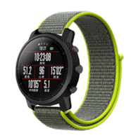 Strap-it Xiaomi Amazfit Pace nylon band (fluoriserend)