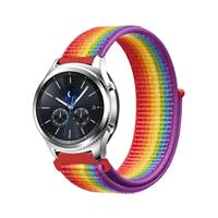 Strap-it Samsung Gear S3 nylon band (regenboog)