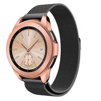 Strap-it Samsung Galaxy Watch Milanese band 41mm / 42mm (zwart)