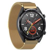 Strap-it Huawei Watch GT Milanese band (goud)