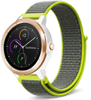 Strap-it Garmin Venu nylon band (fluoriserend)