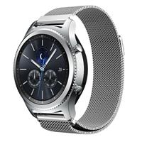 Strap-it Samsung Gear S3 Milanese band (zilver)