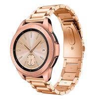 Strap-it Samsung Galaxy Watch stalen band 41mm / 42mm (rosé goud)