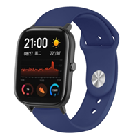 Strap-it Xiaomi Amazfit GTS sport band (donkerblauw)