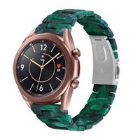 Strap-it Samsung Galaxy Watch 3 41mm resin band (groen)