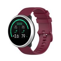 Strap-it Polar Unite siliconen bandje (donkerrood)