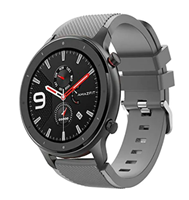 Strap-it Xiaomi Amazfit GTR silicone band (grijs)